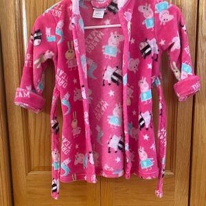 Peppa Pig Pink and Blue Kids Robe